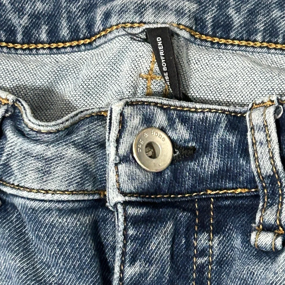 LIKE NEW! Women's Rag & Bone Nora Dre Low Rise Boyfriend Jeans - 25 - Picture 9 of 12